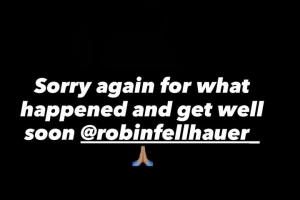 🙏🏽博伊社媒：再次为所发生的事道歉，希望费尔豪尔早日康复