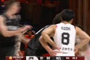 跌宕起伏！男篮U16亚洲杯季军赛 新西兰篮下打板绝杀日本