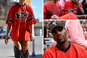 另类秀恩爱方式！阿贾再度上身阿德巴约同款上衣 这是共用衣柜吗