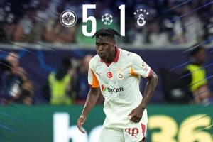 纯窝里横😨加拉塔萨雷土超5连胜进15丢1，欧冠首轮被5-1暴打