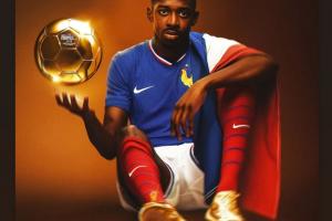 登贝莱夺得金球，琼阿梅尼转发海报祝贺：上帝伟大🙏❤️