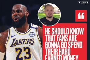 高价买球票起诉詹姆斯的球迷：他该知道球迷们花的都是辛苦钱